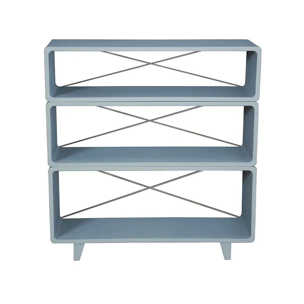 Laurette - Bookcase 'Millefeuille' Mid gray | Mid grey