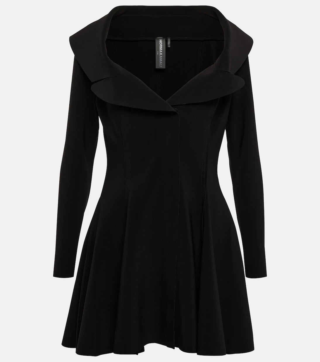Norma Kamali - Fit-and-flare minidress