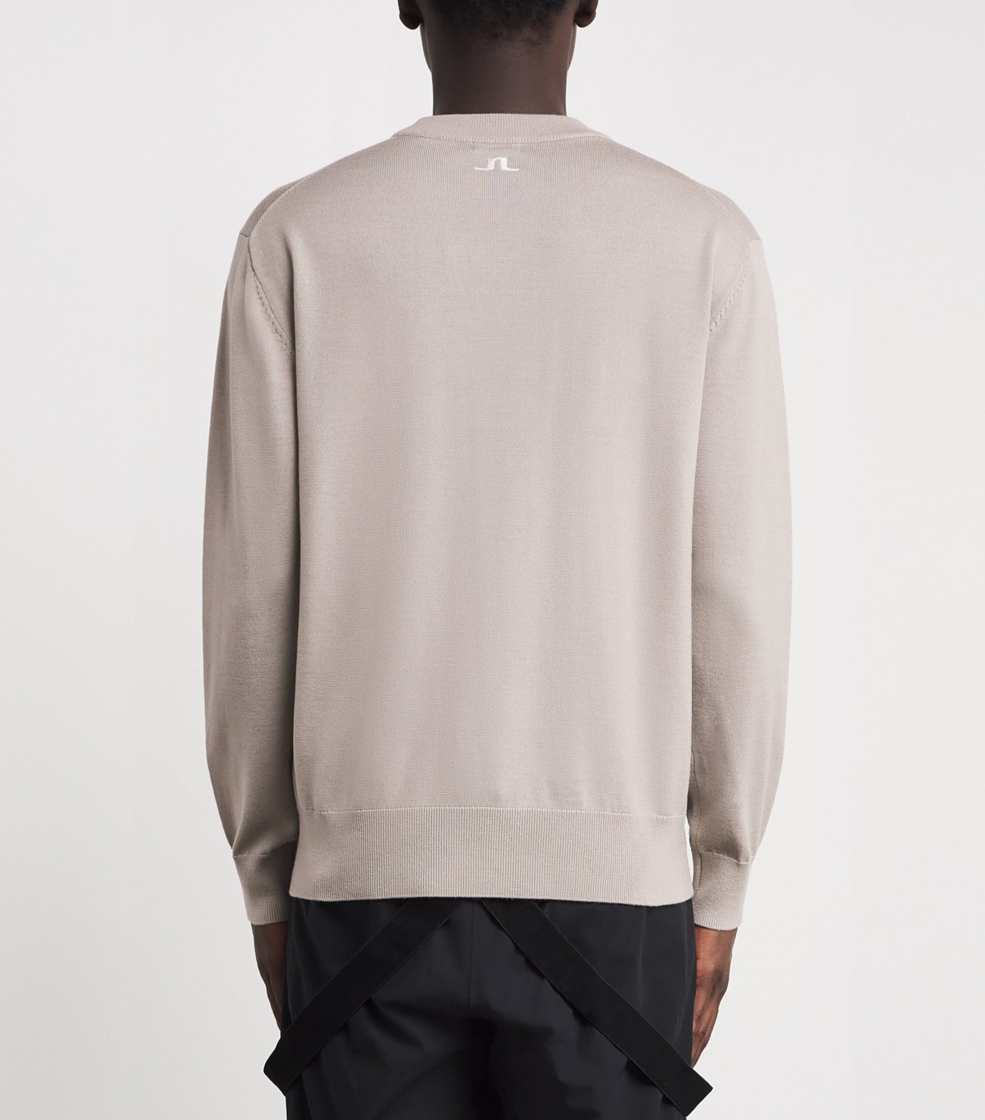 Beige Wool Jacquard William Sweater