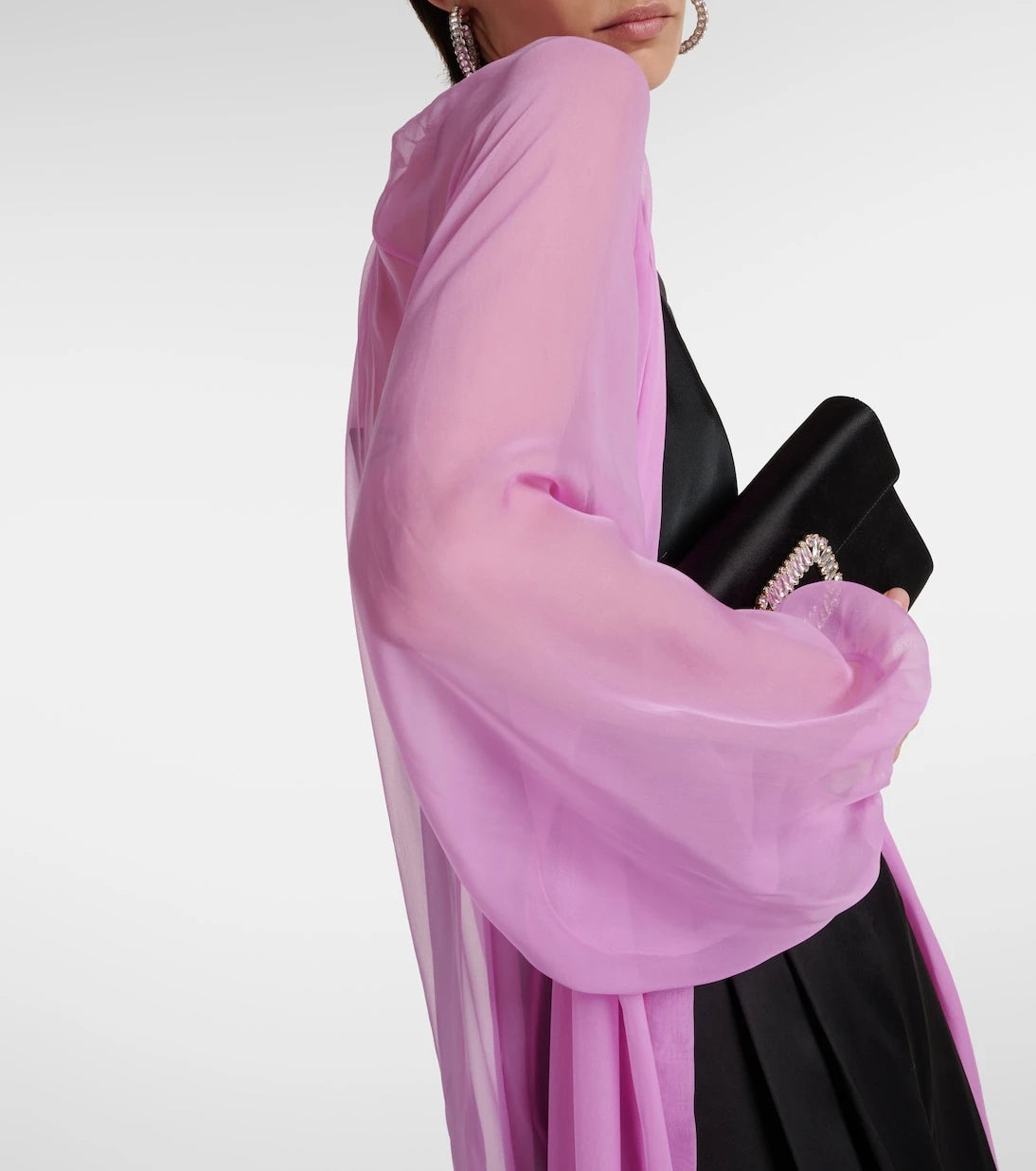 Max Mara - Medicea silk chiffon robe