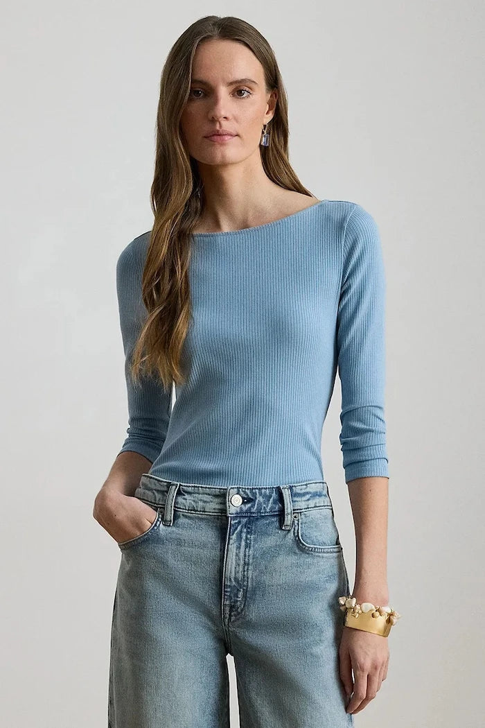 Lauren Ralph Lauren uzun kollu kadın bluzu modal