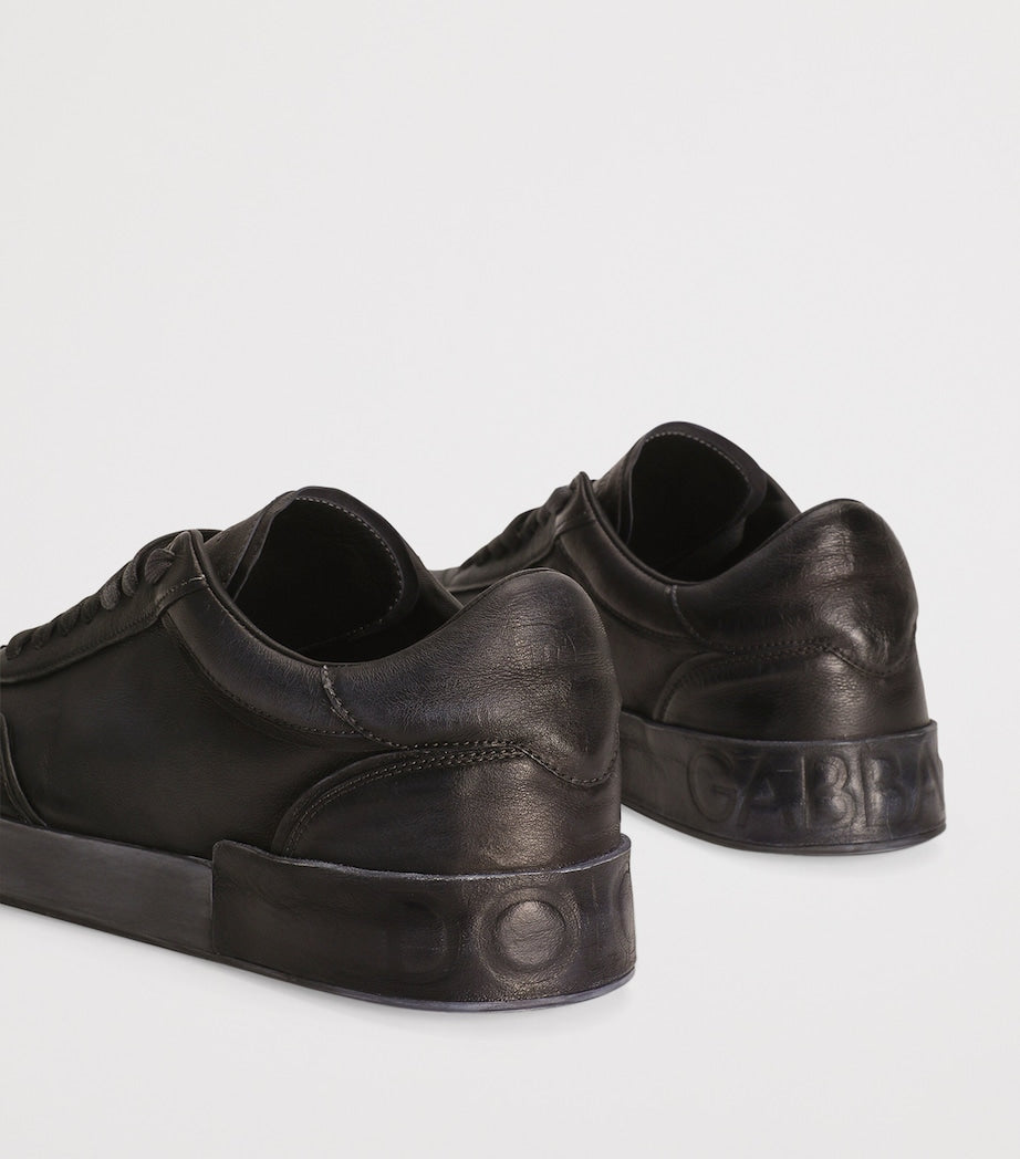 Dolce & Gabbana Leather Portofino Sneakers