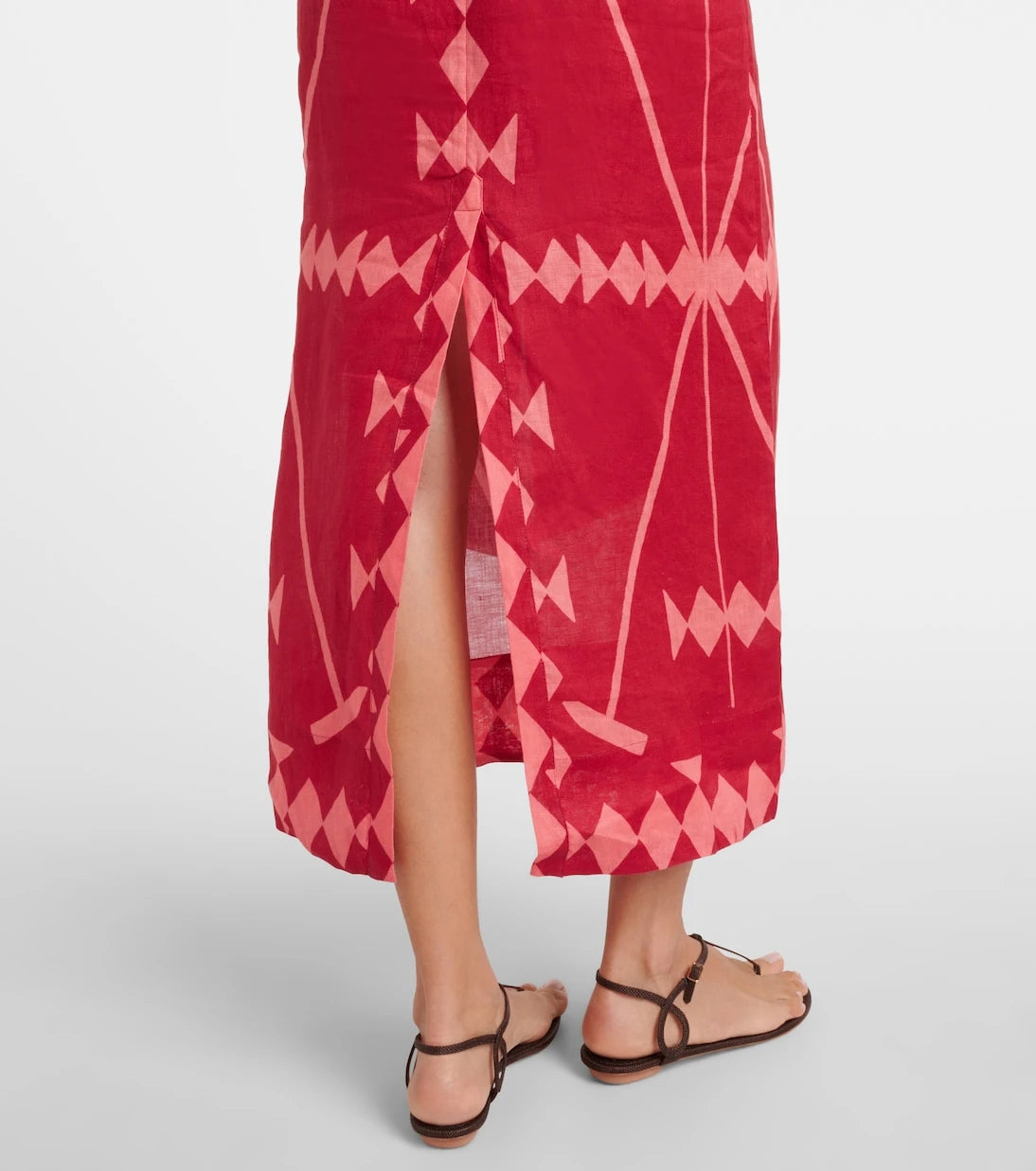 Johanna Ortiz - Printed linen maxi dress