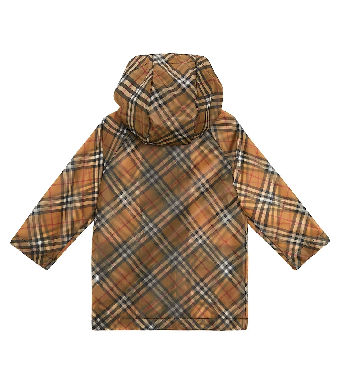 Burberry Kids - سترة باركا بنقشة كاروهات بربري