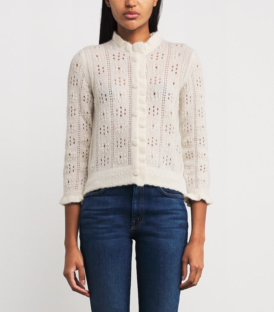 DÔEN Ivory Alpaca-Blend Claudie Cardigan