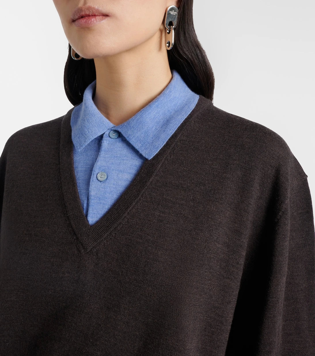 Acne Studios - Layered wool polo sweater