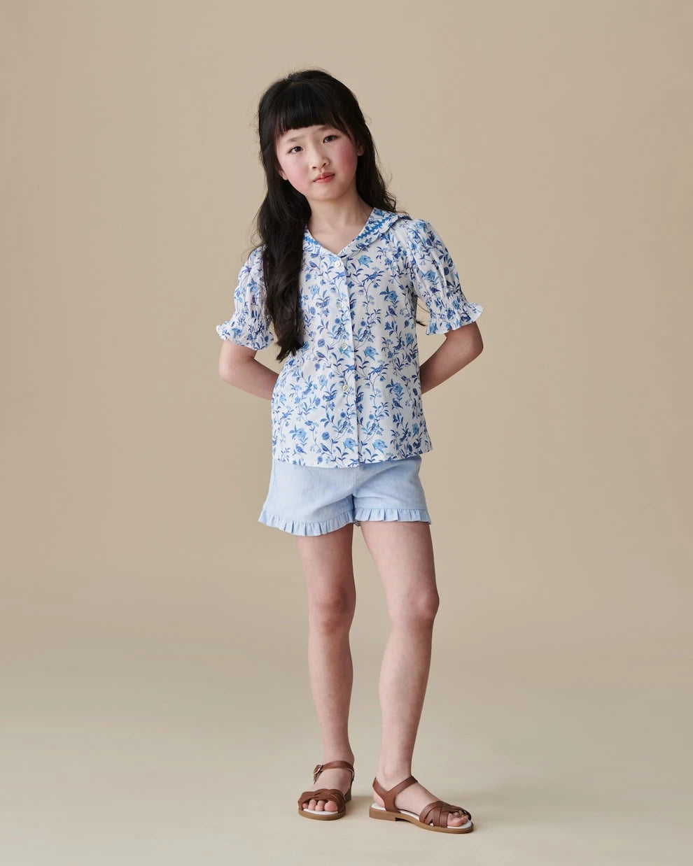 La Coqueta - Georgina floral cotton blouse