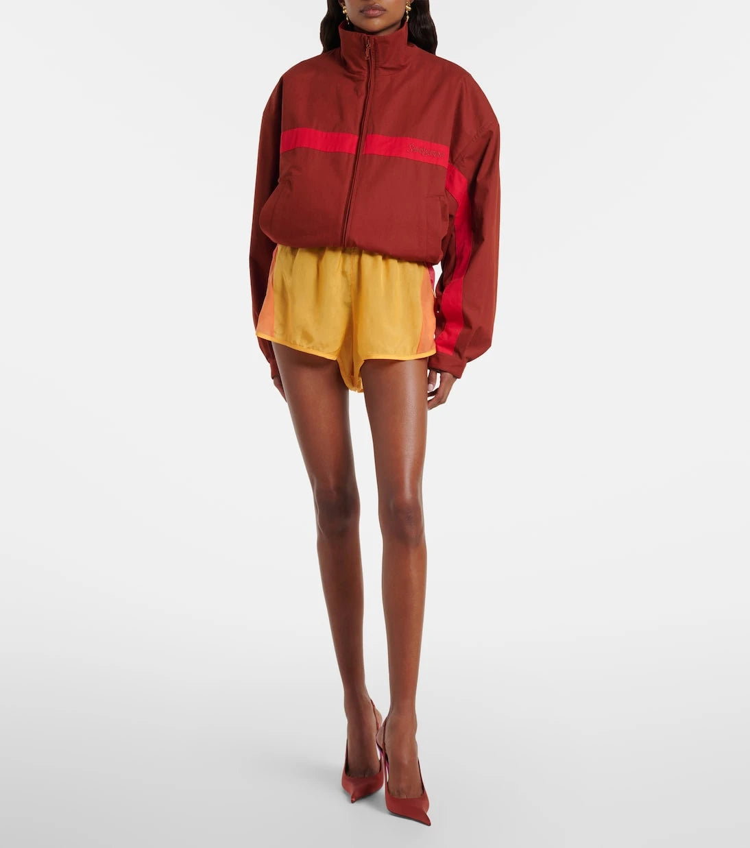 Saint Laurent - Colorblocked shorts