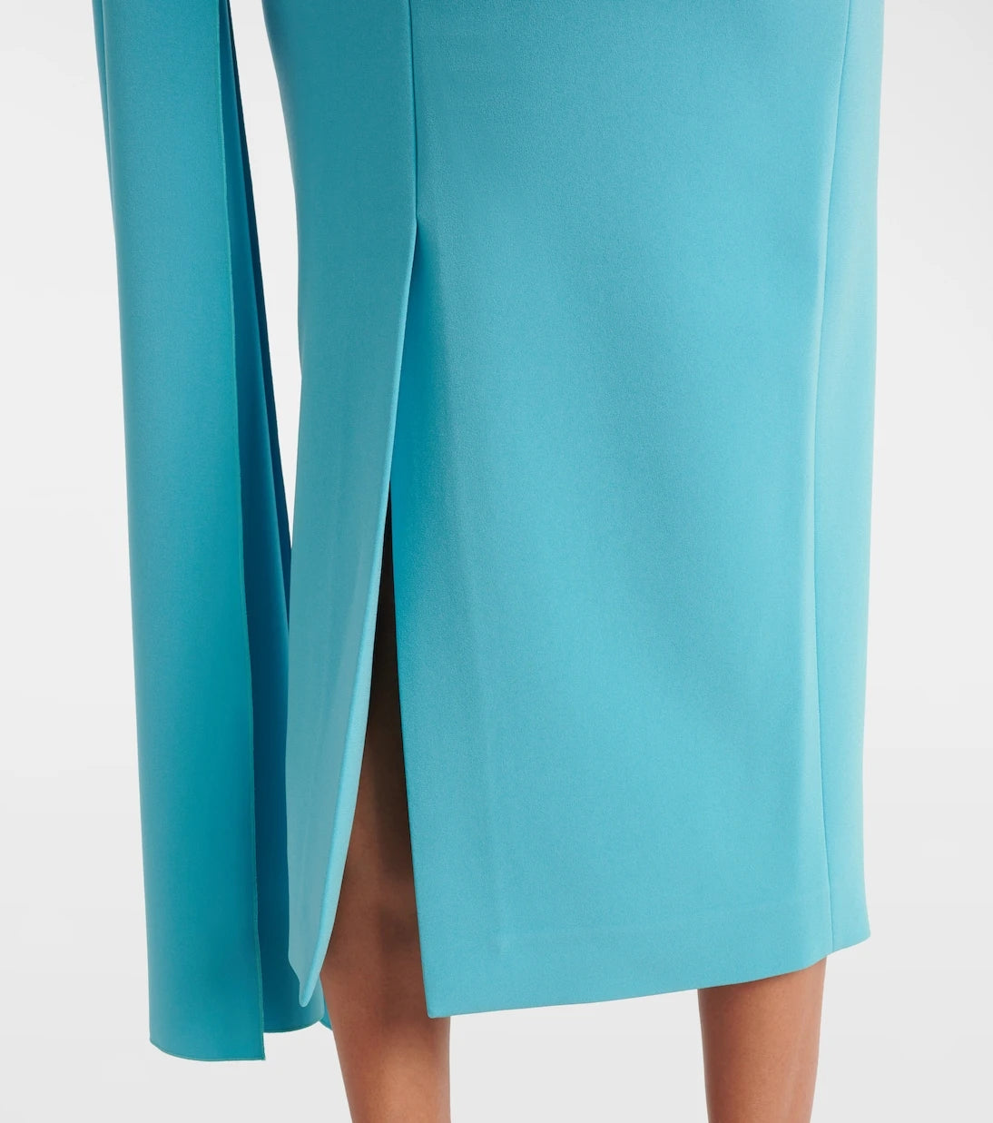 Roksanda - Maite caped crêpe midi dress