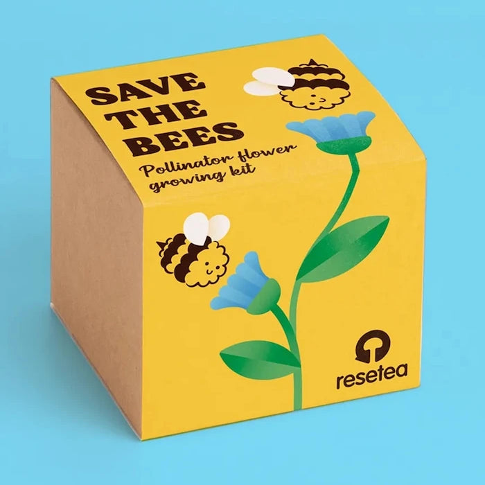 RESETEA Save the bees Çiçek Yetiştirme Seti 7 x 6,5 x 7 cm