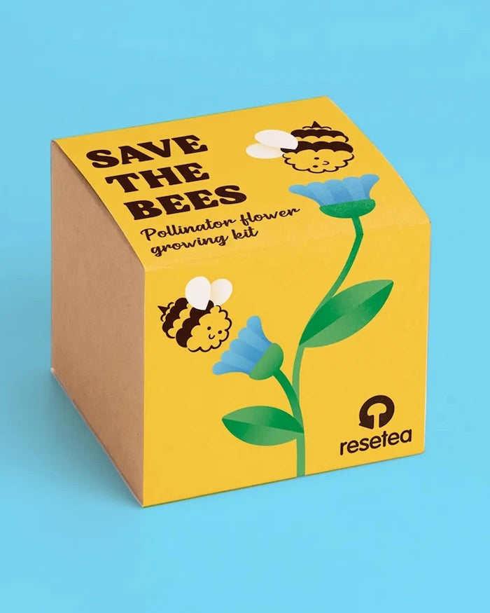 Комплект за отглеждане на цветя RESETEA Save the bees 7 x 6,5 x 7 cm