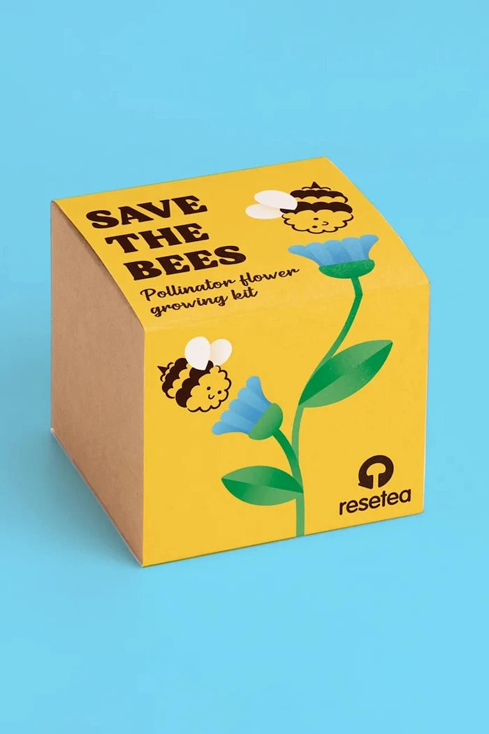RESETEA Save the bees Çiçek Yetiştirme Seti 7 x 6,5 x 7 cm