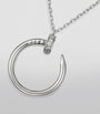 White Gold and Diamond Juste un Clou Necklace
