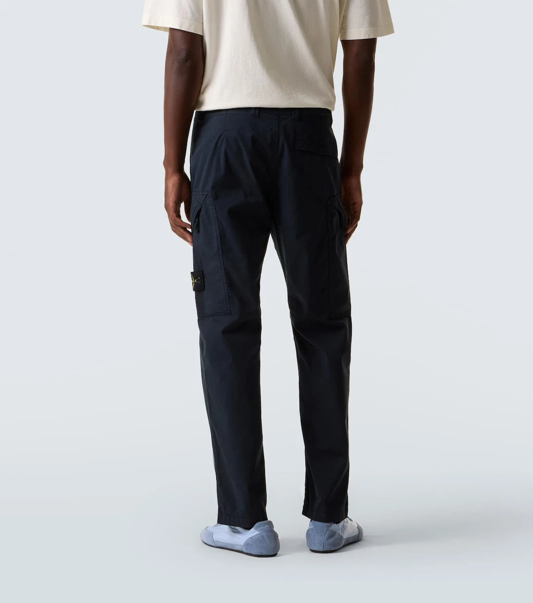 Stone Island - Embroidered cotton-blend twill cargo pants