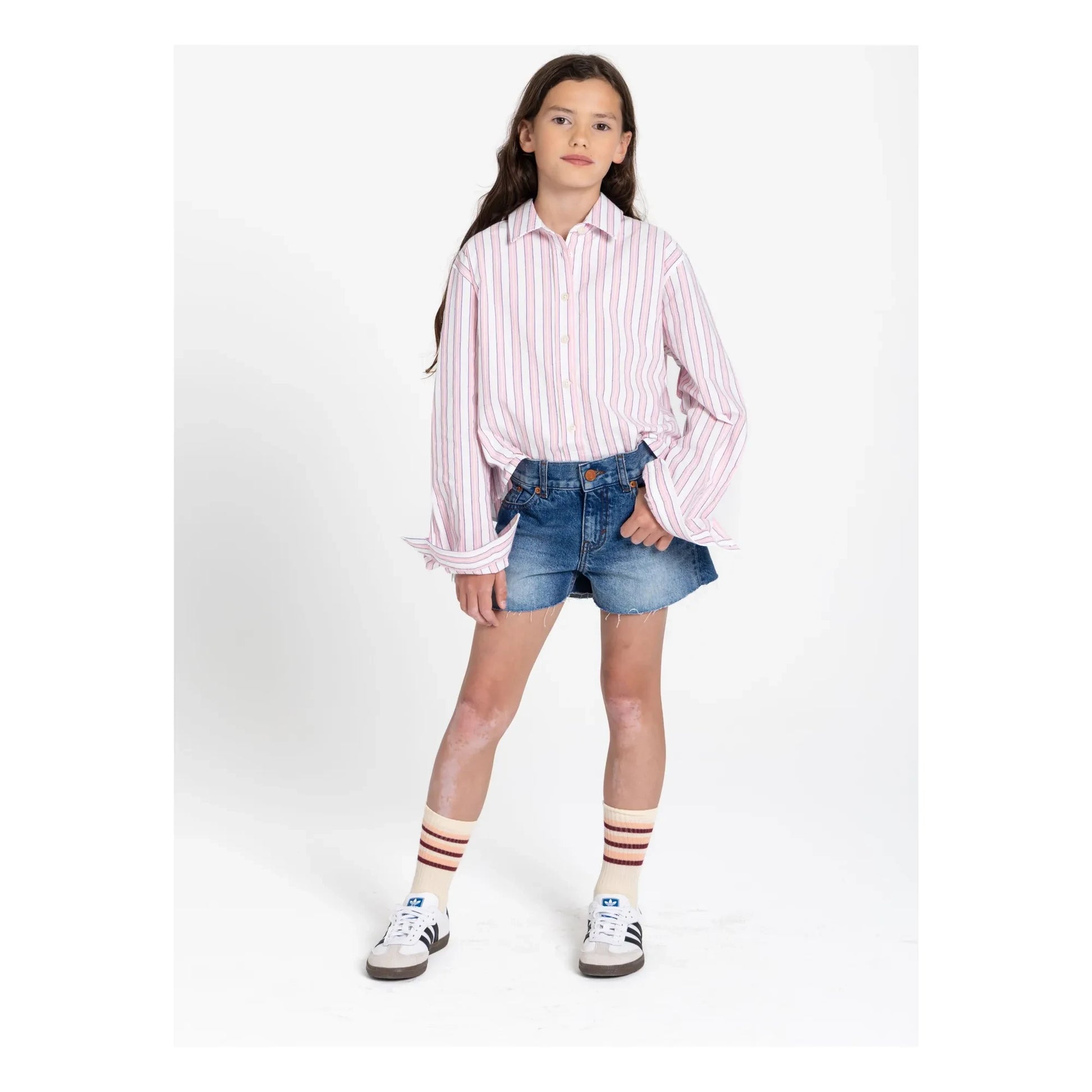 Finger in the nose - Owen Striped Socks | Beige
