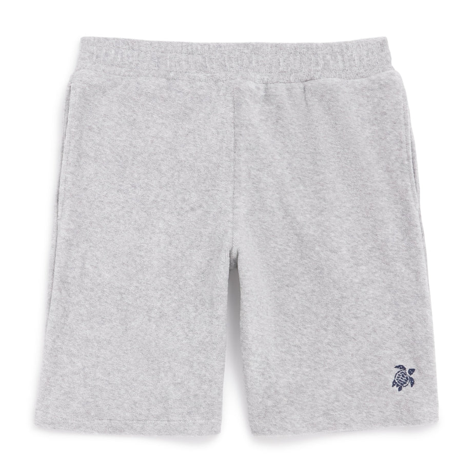 Cotton Towelling Embroidered Shorts (2-14 Years)