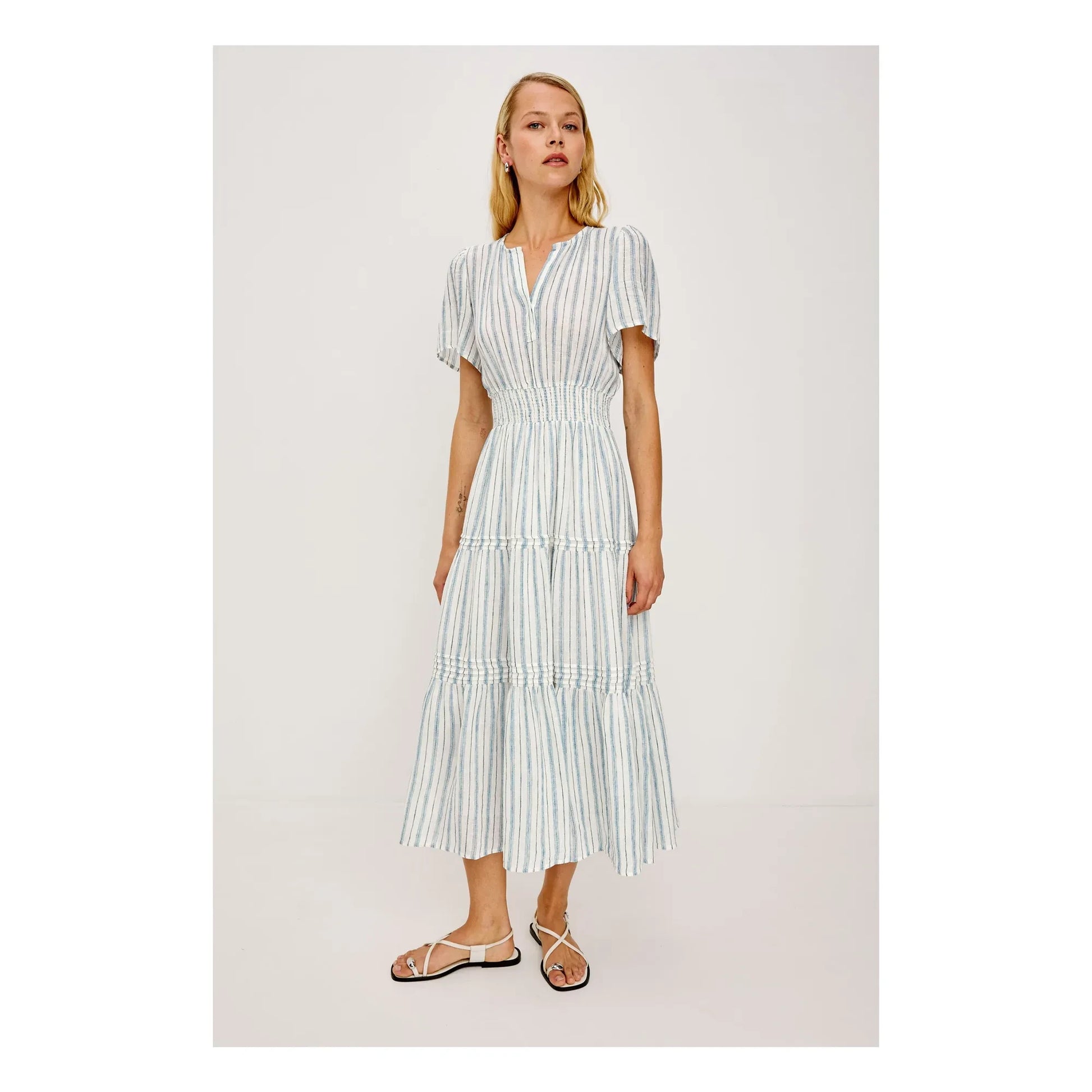 Rails - Cannes Stripes Dress | Light blue