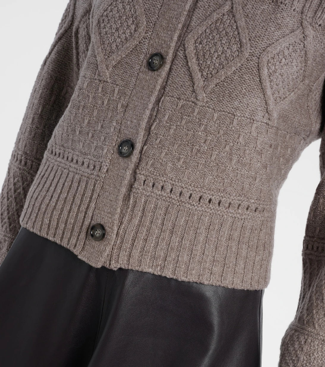 Altuzarra - Amory cable-knit wool-blend cardigan
