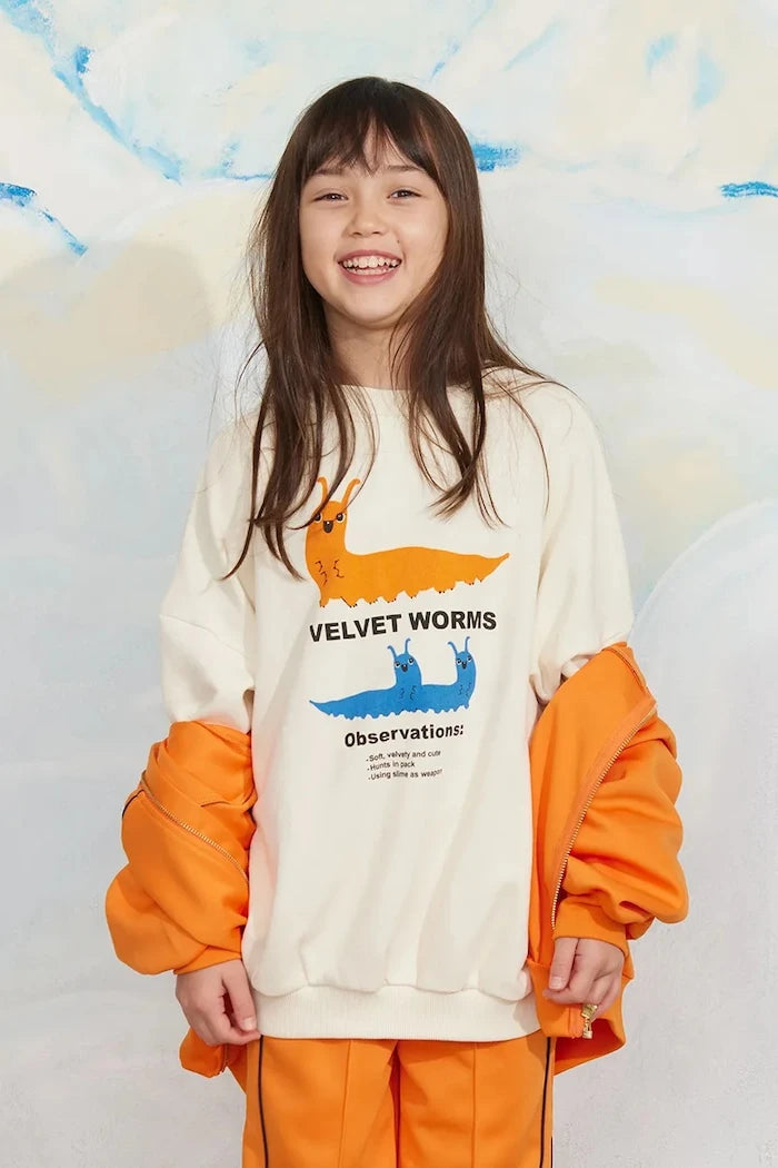 Pamuklu çocuk sweatshirt