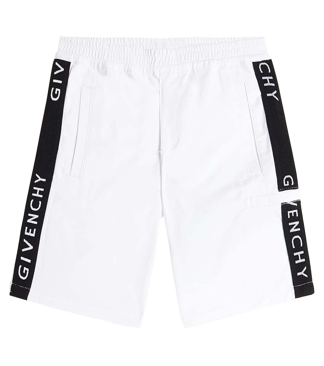 Givenchy Kids - Logo cotton-blend Bermuda shorts