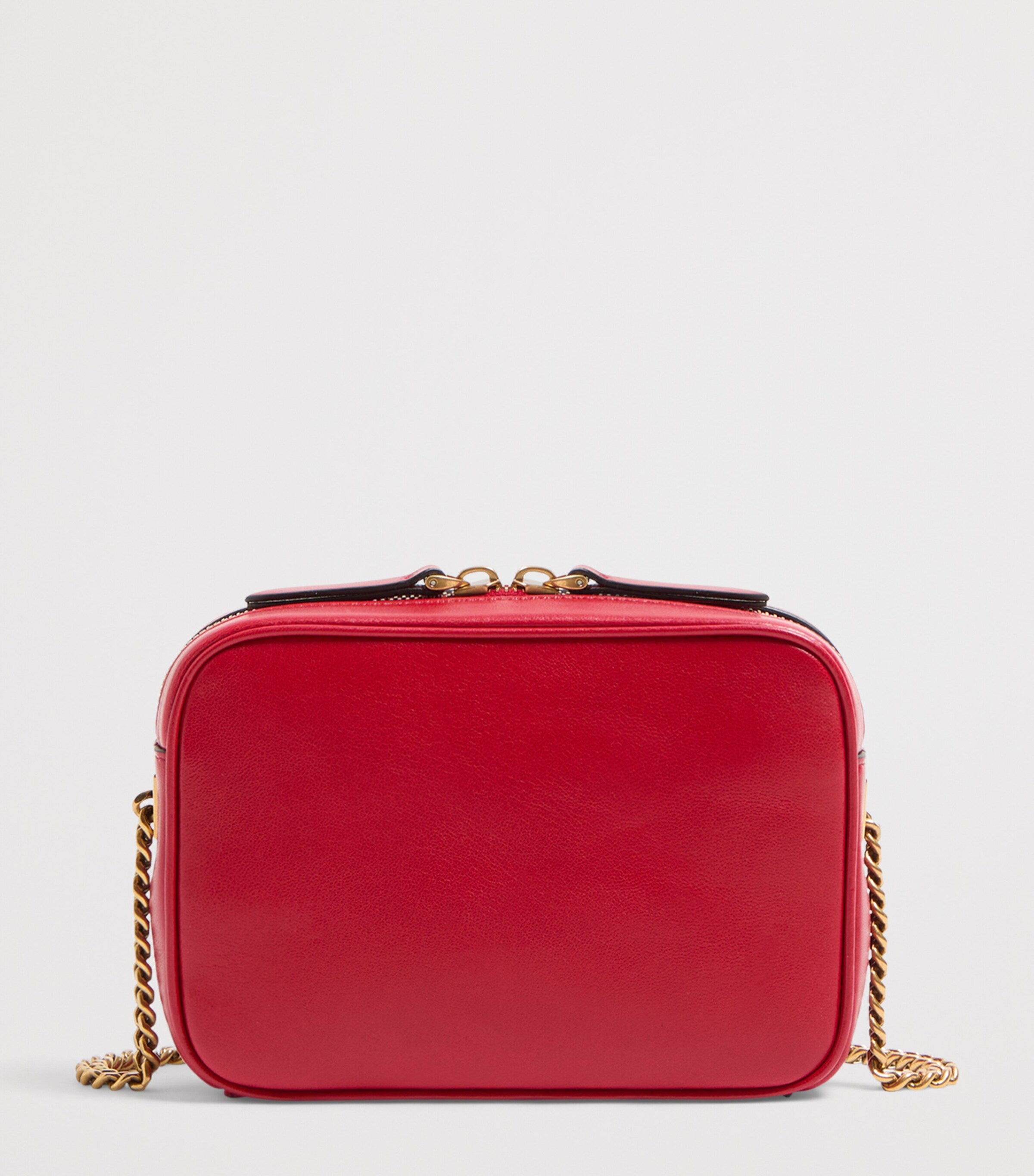 Valentino Garavani Red Leather Viva Superstar Belt Bag