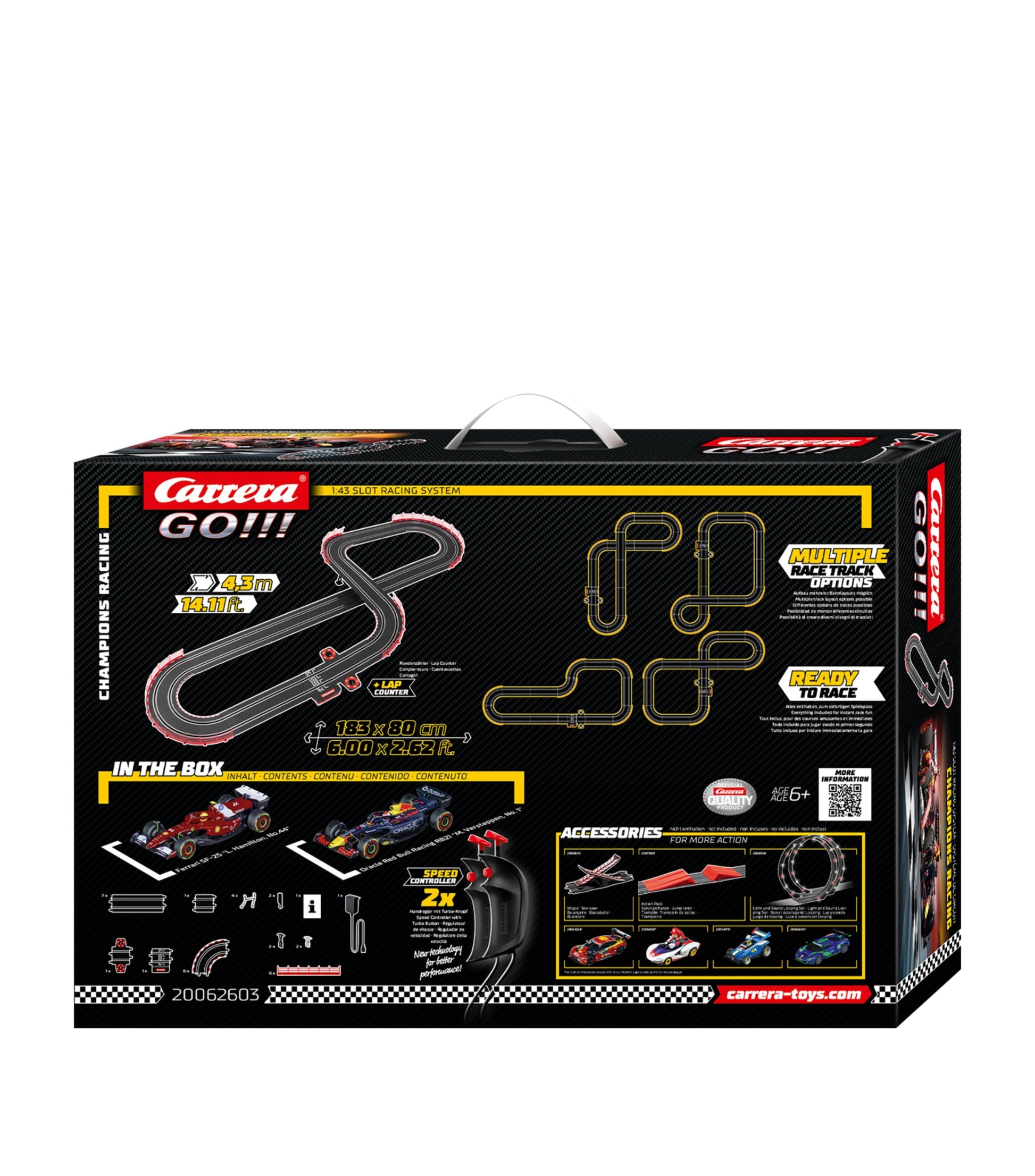 Carrera Champion's Racing GO!!! 2025 F1 Slot Racing Set