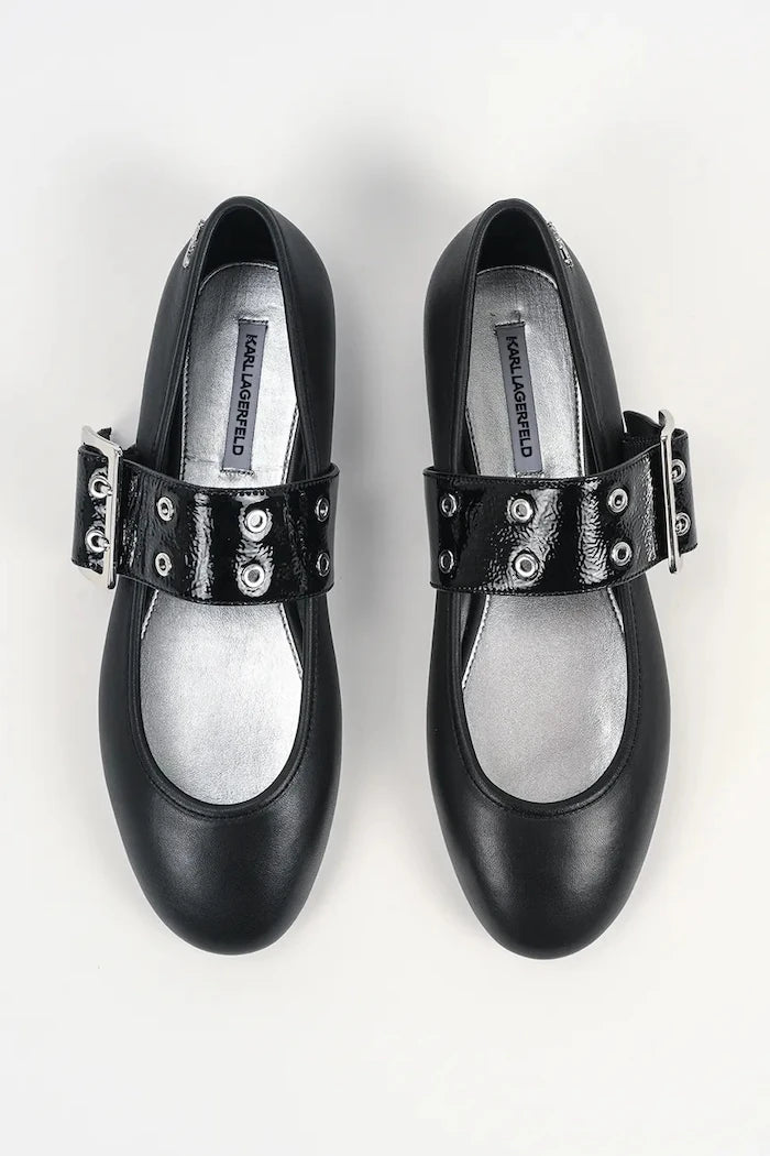 Karl Lagerfeld KARO Deri Babetler