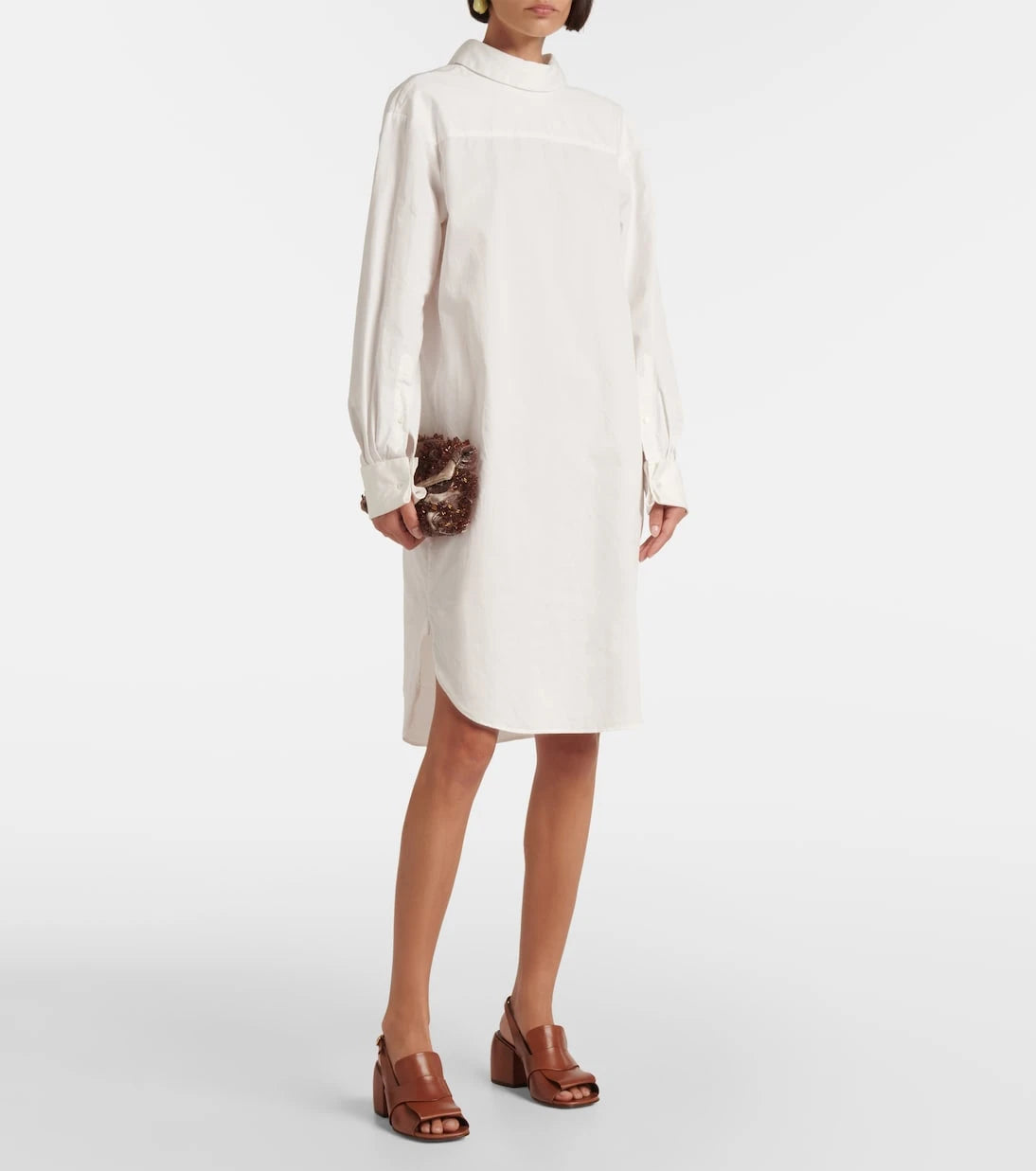 Dries Van Noten - Cotton poplin minidress