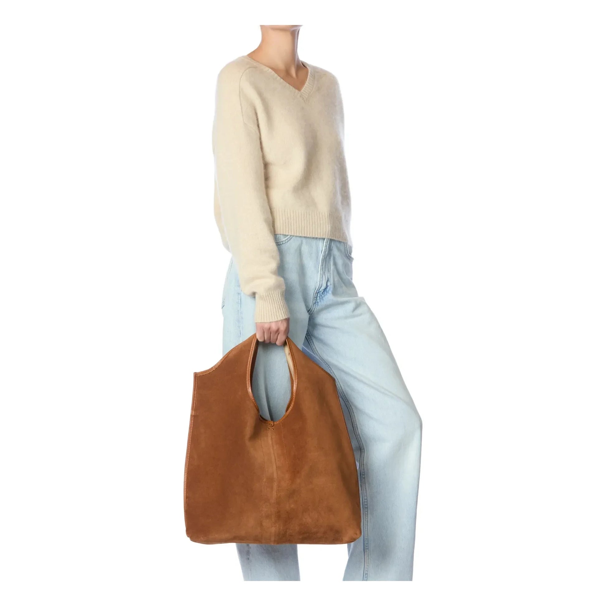 Jérôme Dreyfuss - Tote Bag Paco Velvet Crust | Caramel
