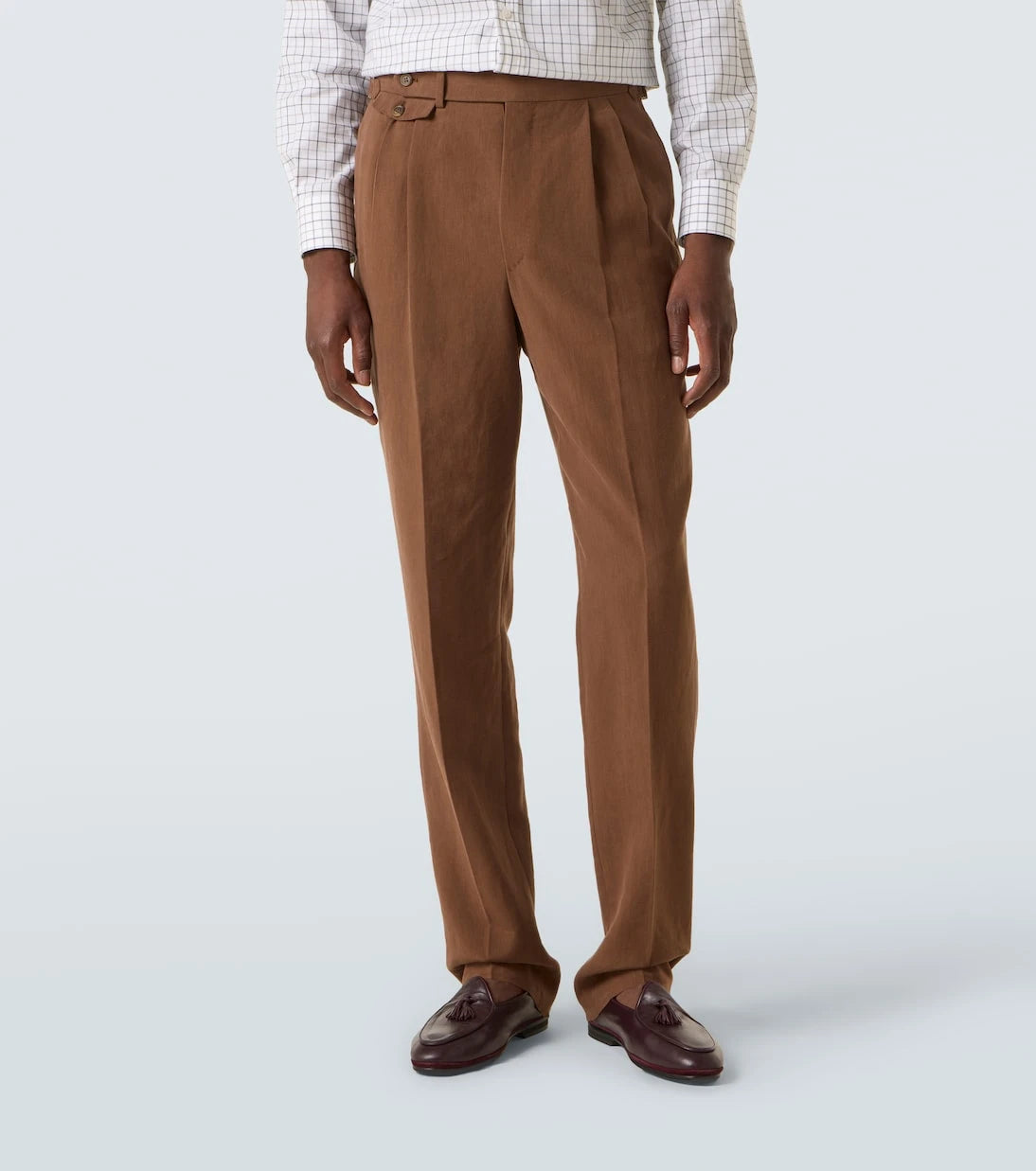 Dunhill - Linen tapered pants