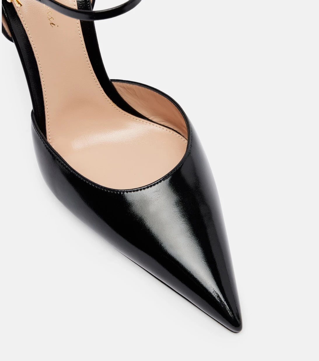 Gianvito Rossi - Sofia D'Orsay patent leather pumps
