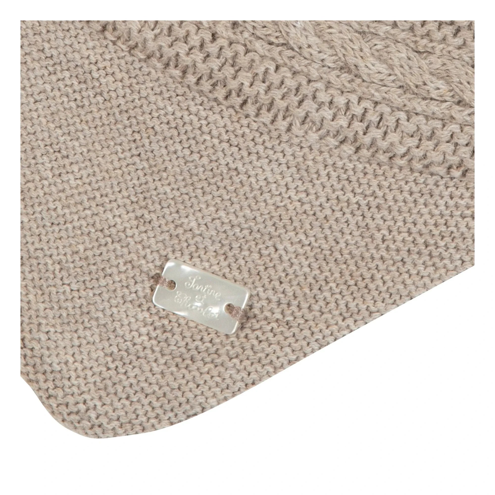 Tartine et Chocolat - Wool Twisted Beanie | Oatmeal