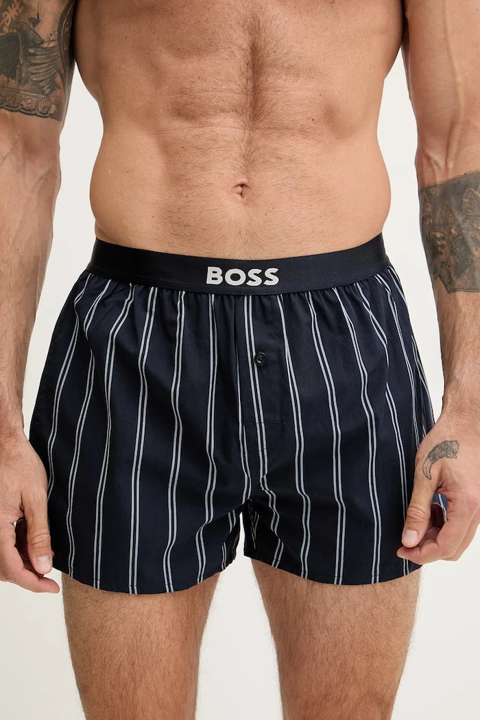 BOSS боксерки мъжки от памук 2P Boxer Shorts EW 2 броя