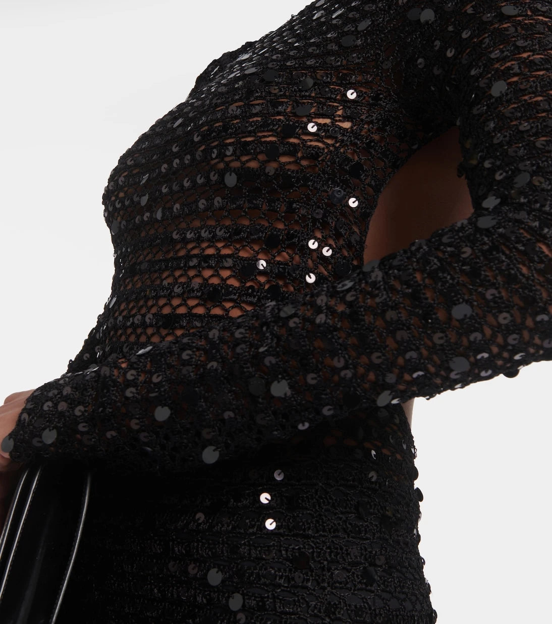 Aya Muse - Sequined open-back maxi dress