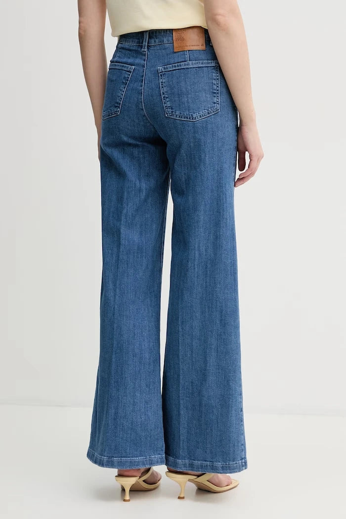 United Colors of Benetton wide leg kadın kot pantolon