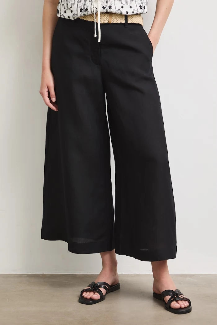 Medicine лен karışımlı kadın culotte pantolon