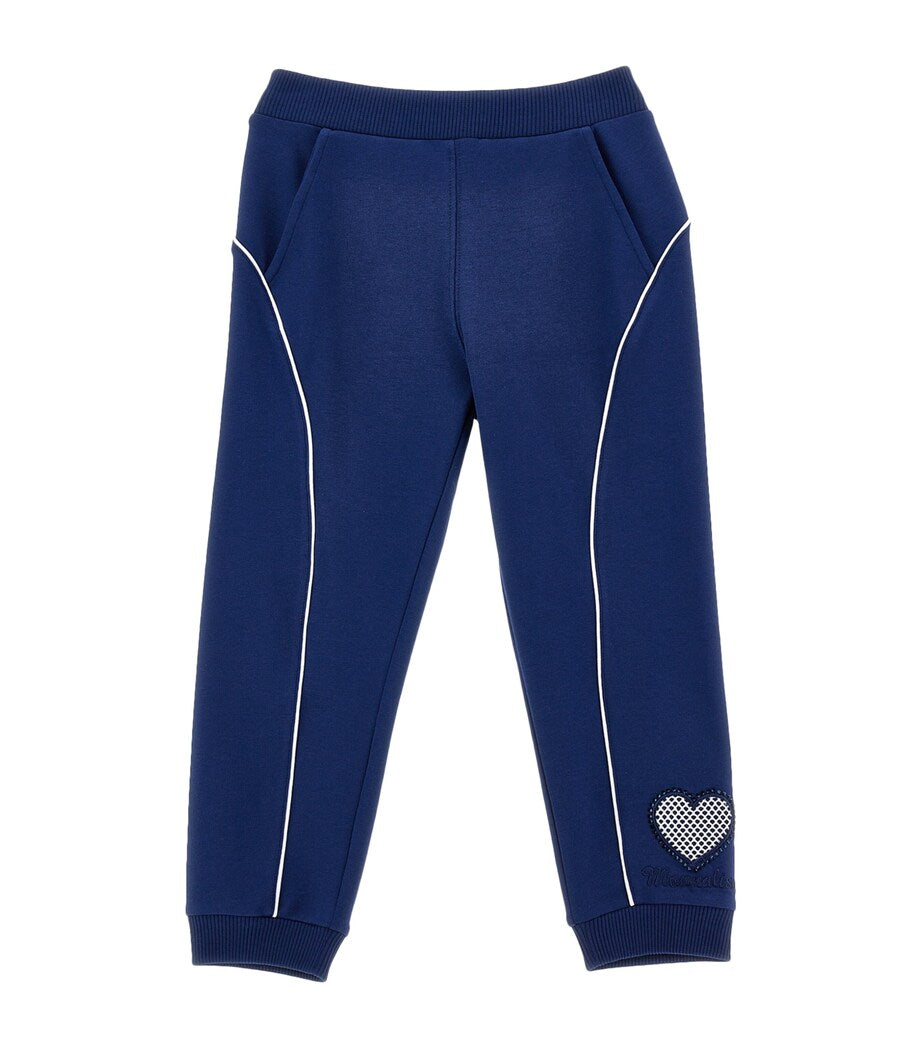 Stretch-Cotton Heart Sweatpants (2-14 Years)