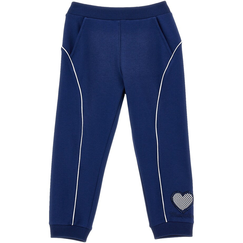 Stretch-Cotton Heart Sweatpants (2-14 Years)