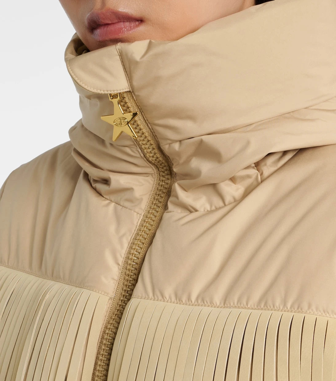Goldbergh - Marna fringed down ski jacket
