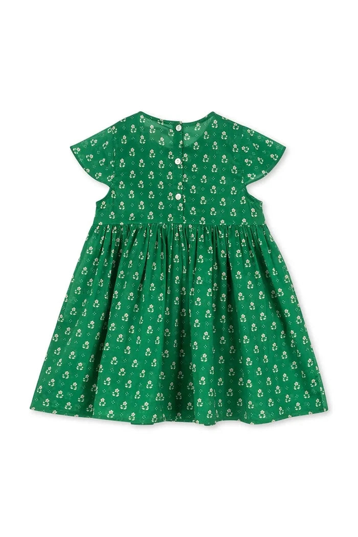 Konges Sløjd CAMI SMOCK DRESS GOTS Pamuklu Çocuk Elbisesi