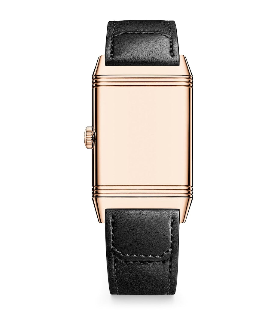 Jaeger-LeCoultre Rose Gold Reverso Tribute Small Seconds Watch 27.4mm