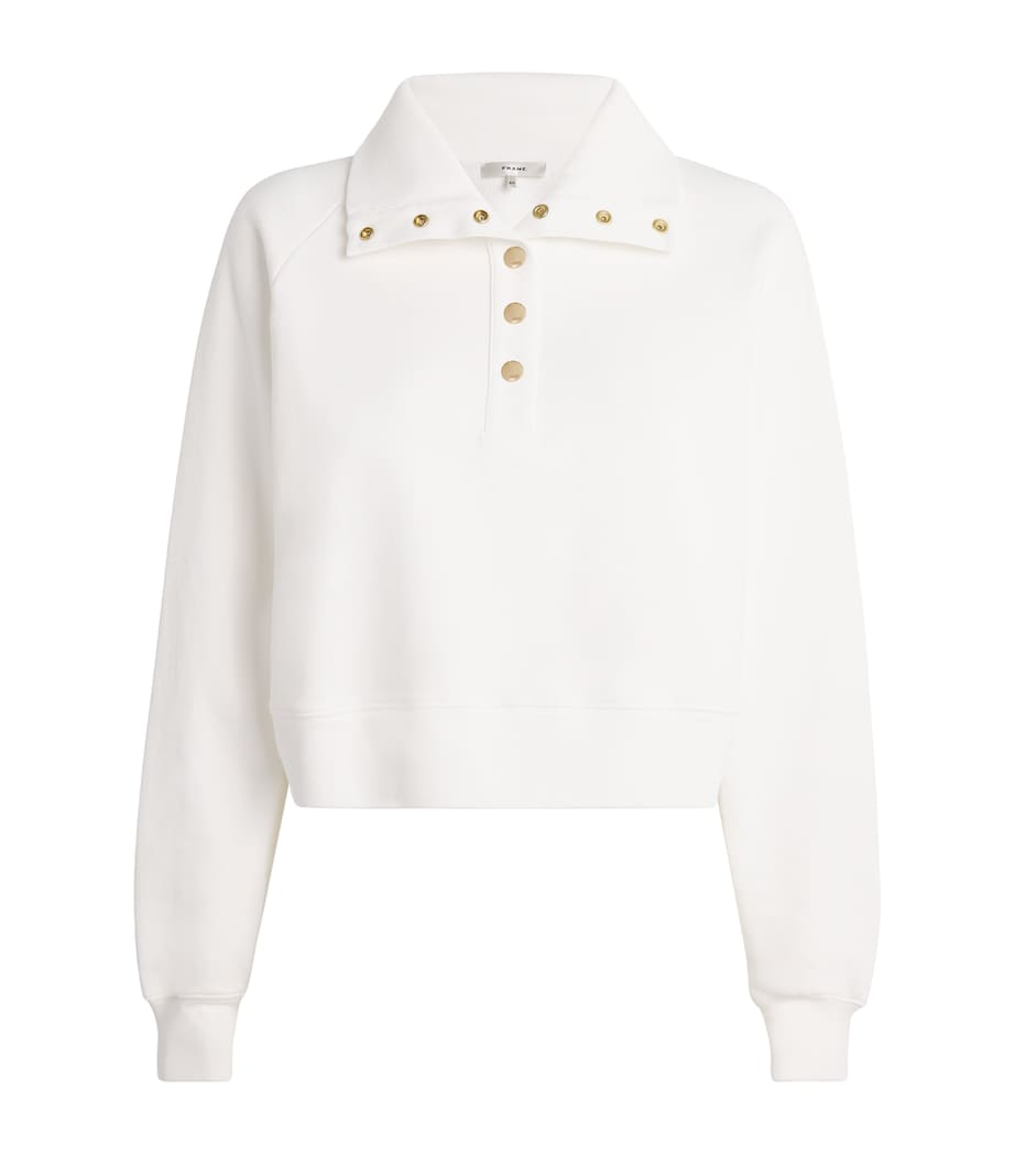 Cotton The Coach Sweatshirt CREAM