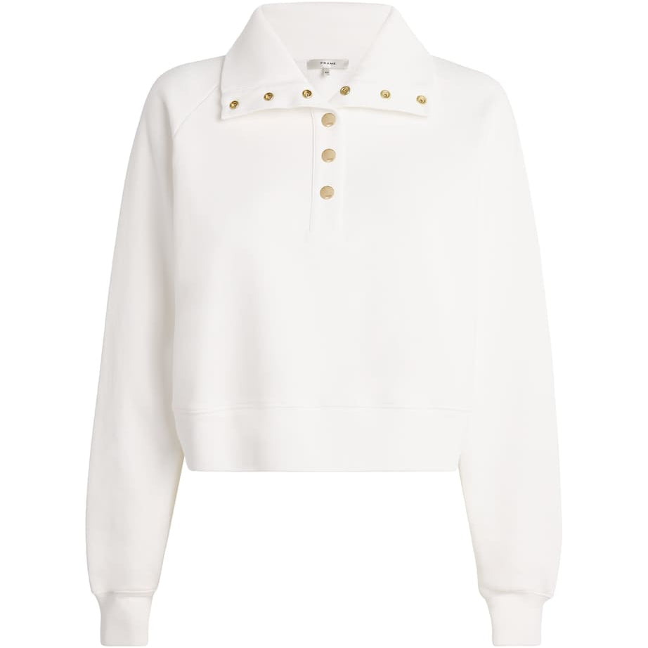 Cotton The Coach Sweatshirt CREAM