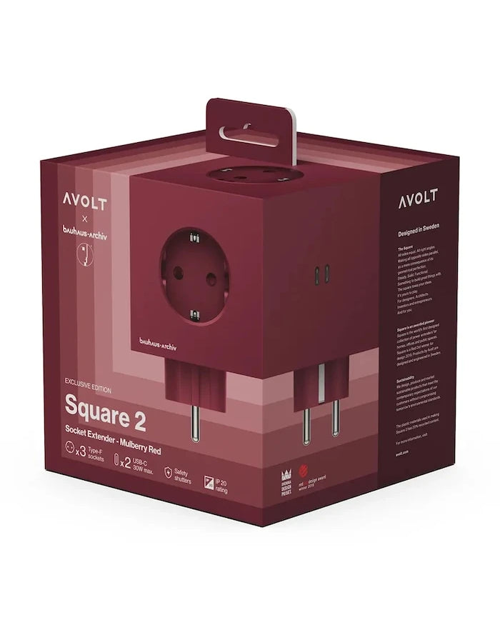 Модулен разклонител Avolt Bauhaus-Archiv USB-C (30W)