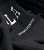 Adanola Black Organic Cotton Logo Sweatshirt