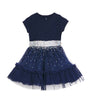Billieblush Navy Sequin Tulle Dress (8-12 Years)