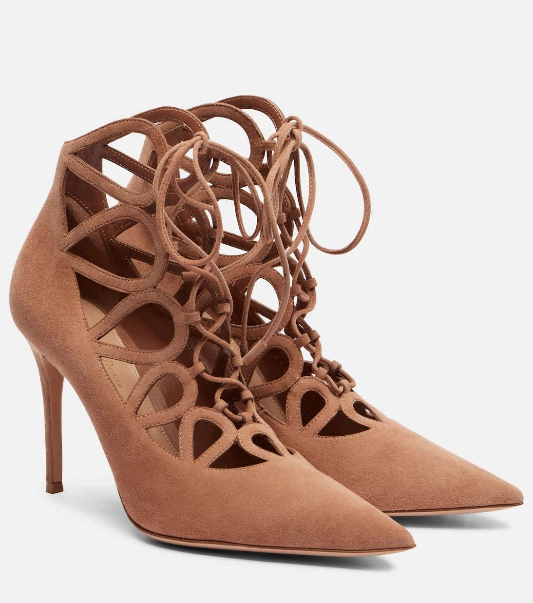 Gianvito Rossi - Pointy 95 suede pumps
