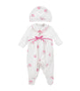 Cotton Floral All-In-One and Bonnet Set (1-9 Months)