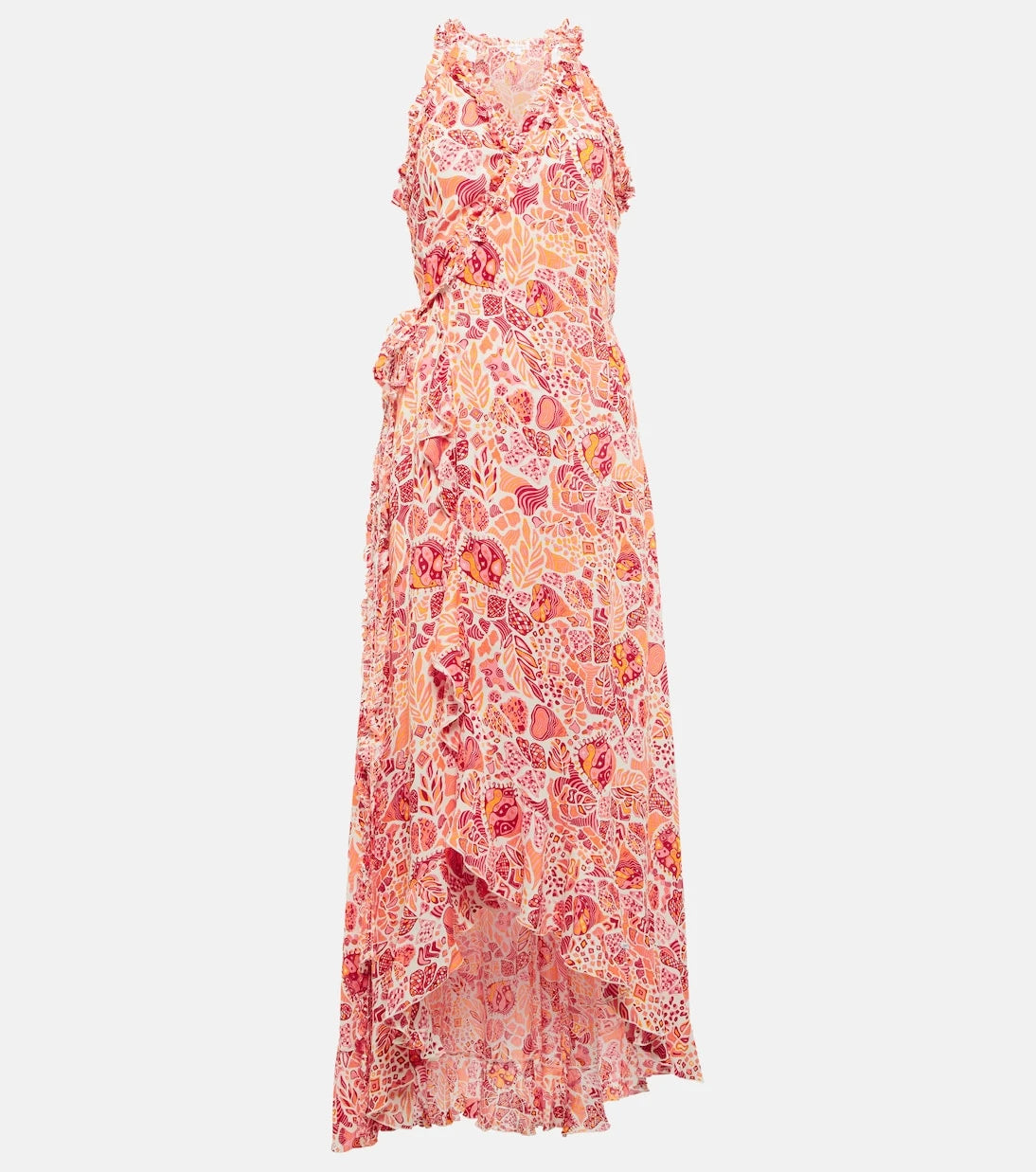 Poupette St Barth - فستان تمارا ماكسي مطبوع