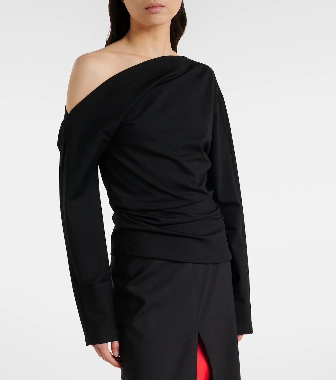 Róhe - Draped one-shoulder top